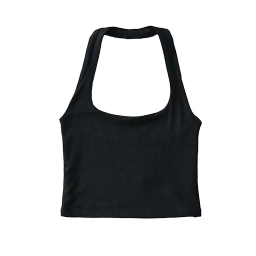 Title 4, Womens Summer Double Halter Vest Casual Slim U...