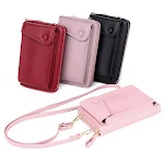 Bolsa feminina com zíper, multi-funções, para ombro e transversal, perfeita para celular e mais itens, design elegante e prático para o dia a dia — foto 4