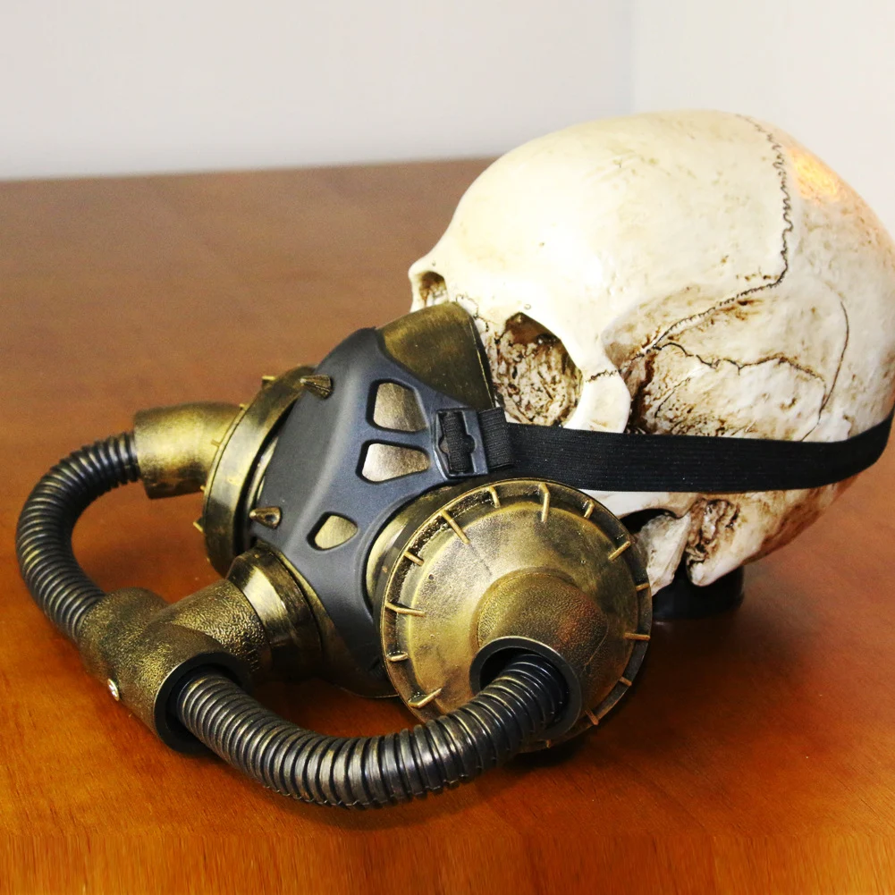 Máscara Steampunk Halloween para festas de máscaras e feriados Fantasia de luxo Decoração ideal para festas temáticas e fantasias — foto 3
