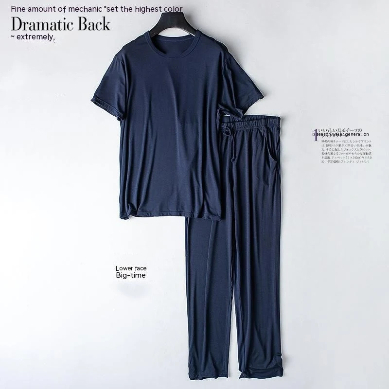 Short-sleeved T-shirt & Thin Loose Trousers Summer Suit. Perfect for outdoor exercise, homewear, and comfortable everyda — photo 5