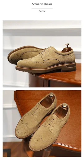 Title 9, Herren Vintage-Gravur-Wildleder-Atmungsaktive S...