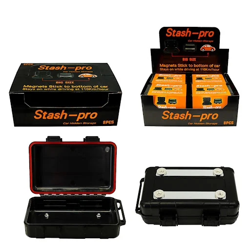 Title 4, Car Plastic Cigarette Storage Box with Shock Ab...