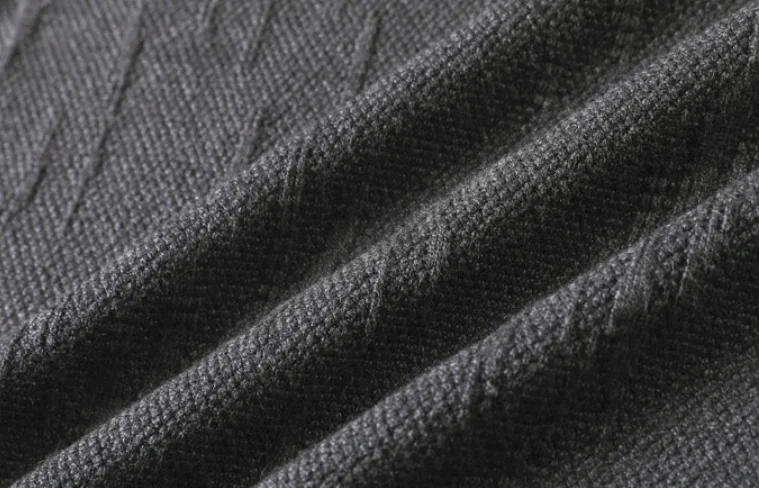 Title 8, Modischer Strickpullover für Herren mit halben ...