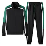 Conjunto masculino de duas peças, cardigan esportivo casual com gola alta. Conforto e estilo para o dia a dia. Perfeito para um visual moderno e despojado. — foto 6