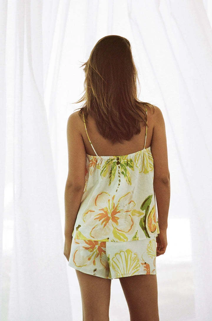 Title 7, Vacation Spaghetti Straps Top And Shorts Two-pi...