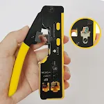 Yellow handle with blade