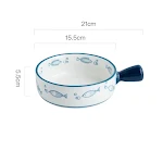 Household Ceramic Eating Bowl Perfect for soups, cereals, salads and more. Durable, microwave and dishwasher safe for ev — photo 4