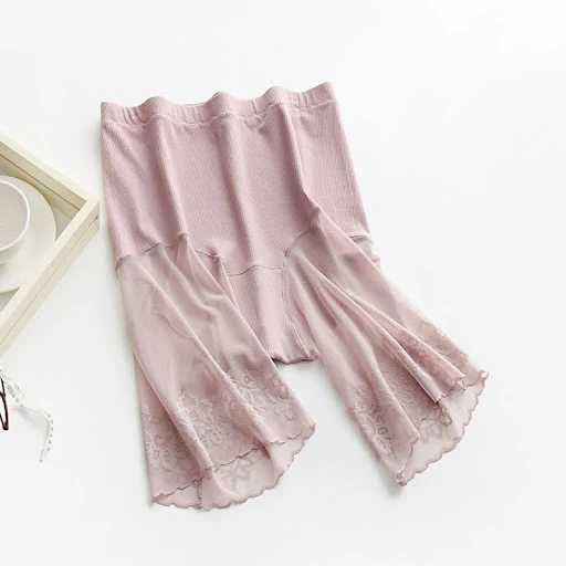 Title 1, Dames Anti-Glare Katoenen Kanten High Waist Leg...