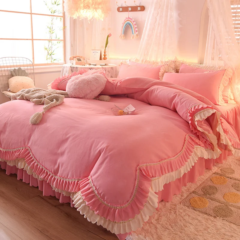 Title 9, Conjunto de cama luxuoso estilo princesa adorme...