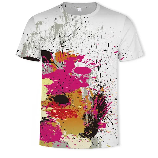 Title 32, Printed Casual Short-Sleeved t-Shirt Mens