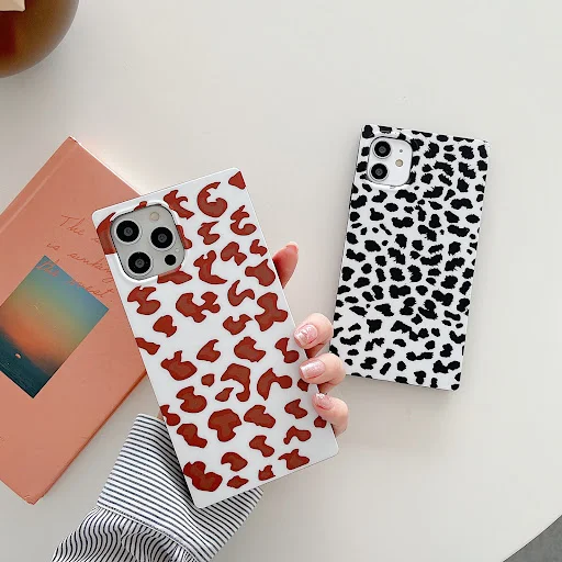 Title 6, Capinha para celular com borda reta quadrada, e...