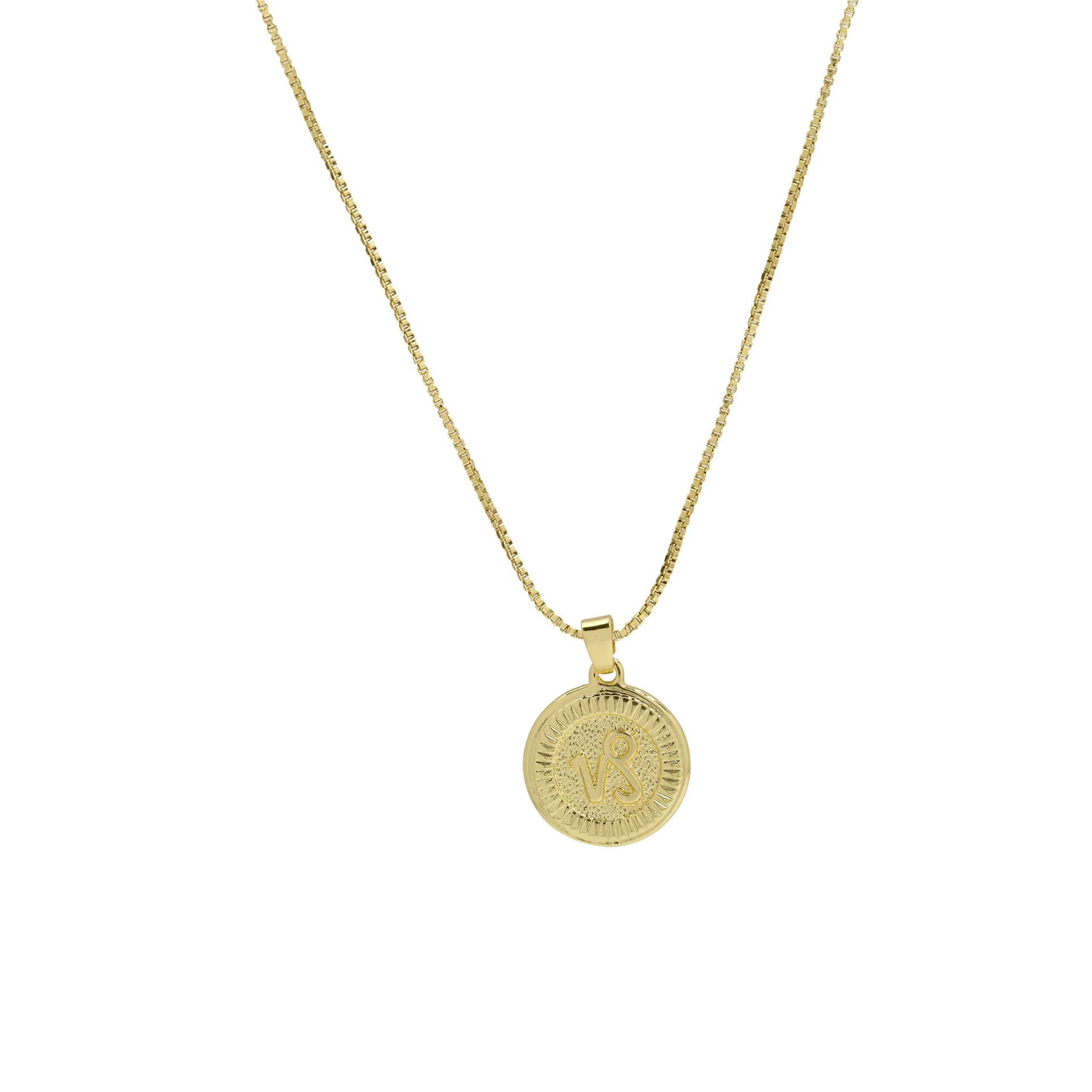 Colar 12 Constelações Dourado 18K Brilhante. Um toque de elegância e personalidade para seu visual, feito de latão. — foto 2