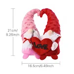 Boneca de Dia dos Namorados Anão Sem Rosto Amoroso Presente perfeito para casais Celebre o amor com este adorável e único pelúcia decorativo — foto 3