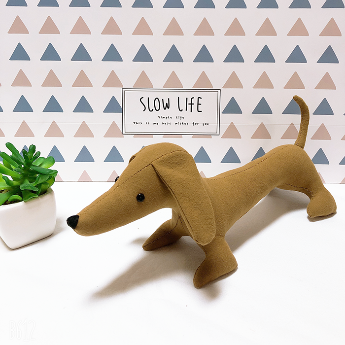 Pacote DIY Original de Material para Boneca Dachshund. Bonecas de tecido costuradas à mão, um projeto artesanal fofo e criativo. — foto 2