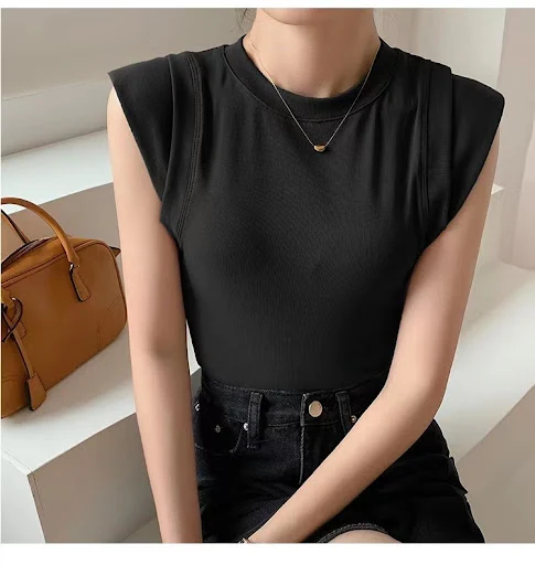 Title 8, Waistcoat Irregular Top Half Turtleneck Sweater...