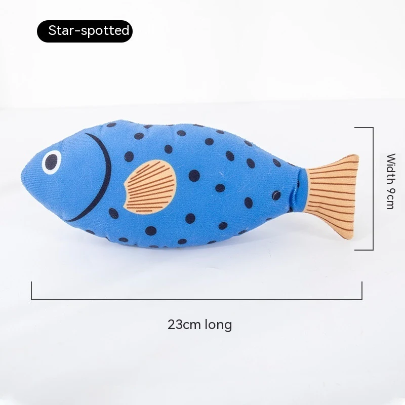 Cat Mint Self-Hi Simulated Fish Molar Toy cleans teeth, freshens breath, and entertains cats. A fun, self-adhesive toy t — photo 16