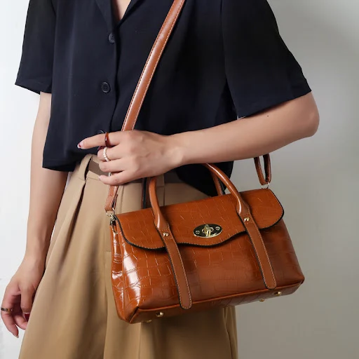 Title 4, Bolsa grande feminina de moda com relevo, alça ...