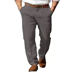 Men's Formal Linen Straight Pure Color Comfort Breathable Vacation Trousers Perfect for Warm Weather and Relaxed Wear St — photo 8