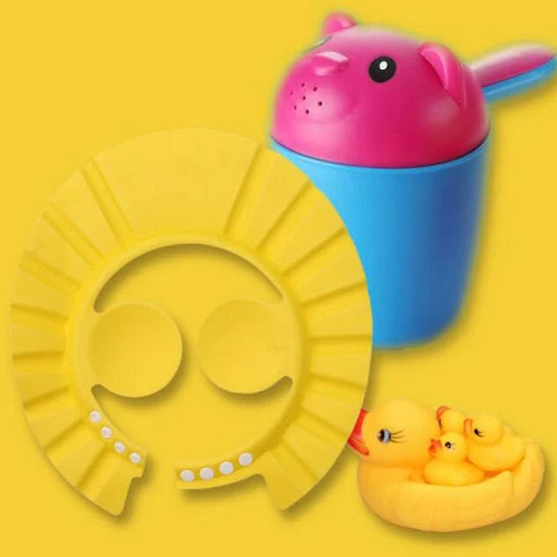 Title 12, Child Baby Shampoo Cap, protects eyes from soap...