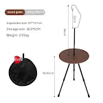 Wood Grain Bag Lamp Holder