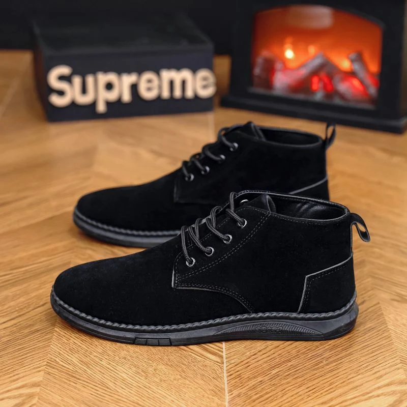 Title 3, British Style Mens Casual High-top Martin Boot...