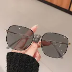 Black Gold Frame Cloud Gray