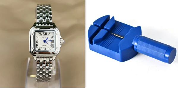 Relógio com escala romana e pulseira de aço inoxidável — Sofisticação e durabilidade para o seu pulso — Um clássico reinventado — foto 15