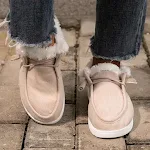 Warme Damen-Flachschuhe aus Baumwolle, grenzüberschreitend und bequem. Diese flachen Schuhe bieten Komfort und Stil für jeden Tag. — foto 1