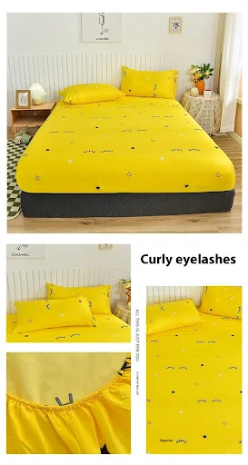 Title 9, Brushed Printing Fitted Sheet and Pillowcase Be...