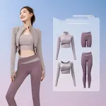 Purple quarter pants 4piece s