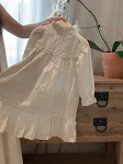 Vestido largo de manga larga estilo Mori con cuello de muñeca dulce, perfecto para moda y un look encantador. — foto 6