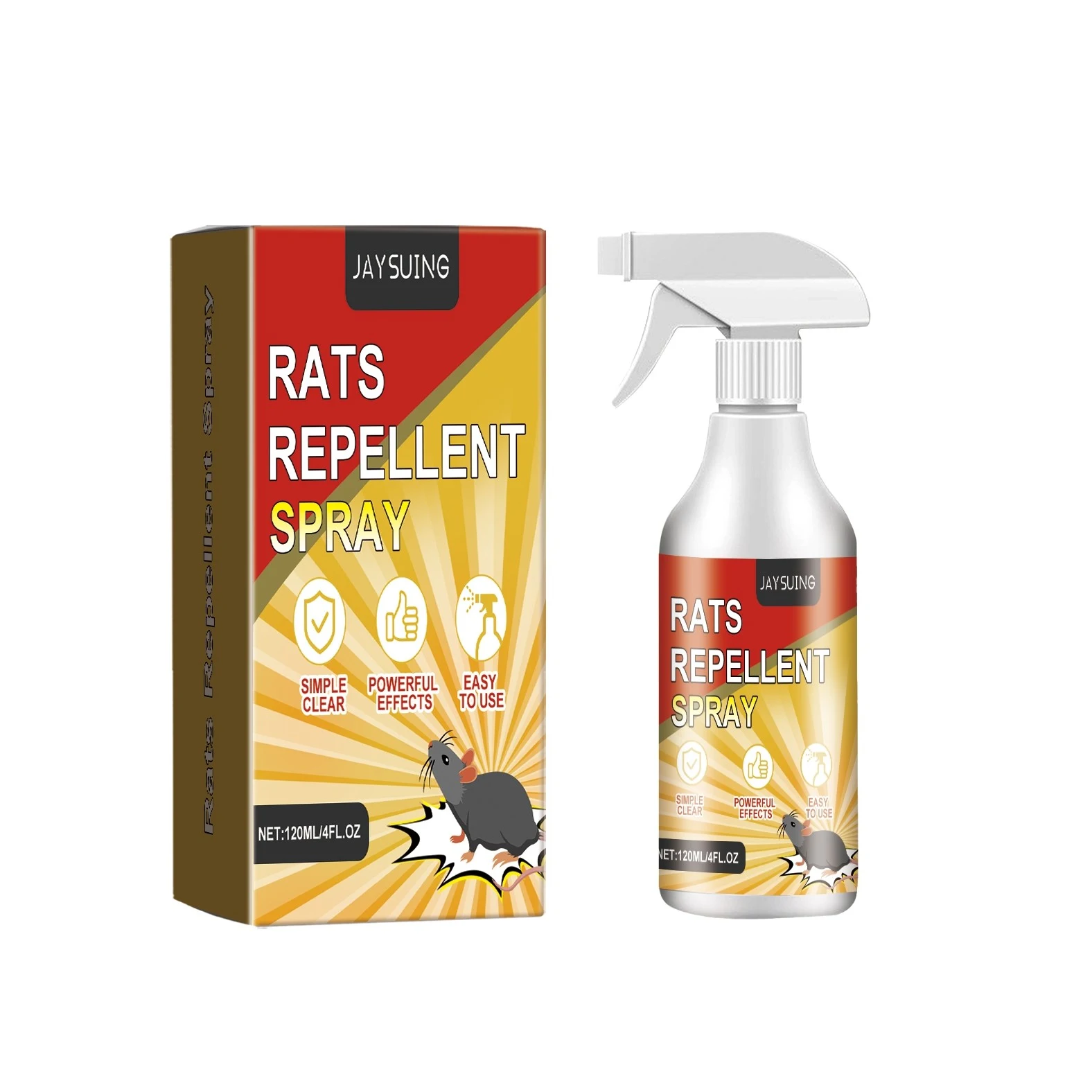 Outdoor Rat Repellent Spray Effective rodent protection for gardens, patios, and outdoor areas. Keep your space rat-free — photo 2