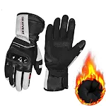 Wasserdichte und warme Motorradhandschuhe Perfekter Schutz bei jedem Wetter. Genieße deine Fahrten mit trockenen und warmen Händen. — foto 2