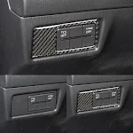 Carbon Fiber Koplamp Afstelling Decoratieve Paneel Sticker Verbetert uiterlijk, beschermt gemakkelijk te installeren sportieve look Moderne uitstraling — foto 9