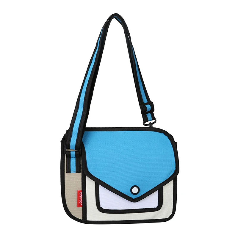 Title 4, Adorable 2D one-shoulder messenger bag, perfect...