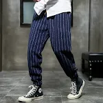 Stripe navy blue