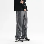 Heren losse casual rechte broeken Comfortabele vrijetijdsbroek voor heren Stijlvol en relaxed Draagcomfort voor elke dag Geschikt voor diverse outfits — foto 1