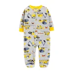 Mono de bebé con forro polar cálido y suave para mayor comodidad y protección. Ideal para mantener a tu pequeño abrigado y feliz en invierno. — foto 5