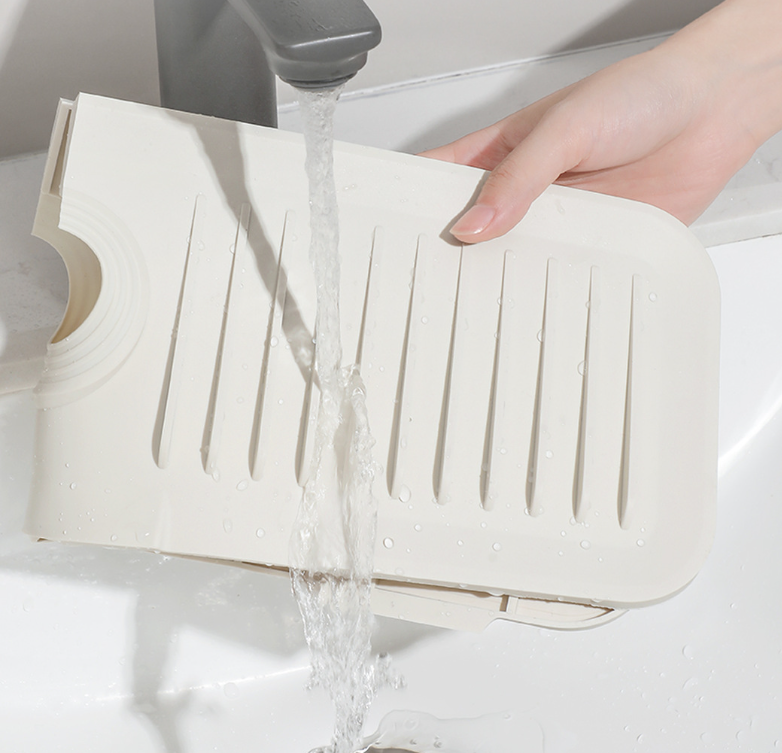Title 3, Silicone Anti-skid Faucet Drain Pad protects yo...