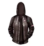 Brown zipper
