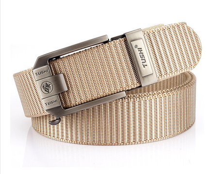 Title 8, Automatic buckle nylon thick canvas belt