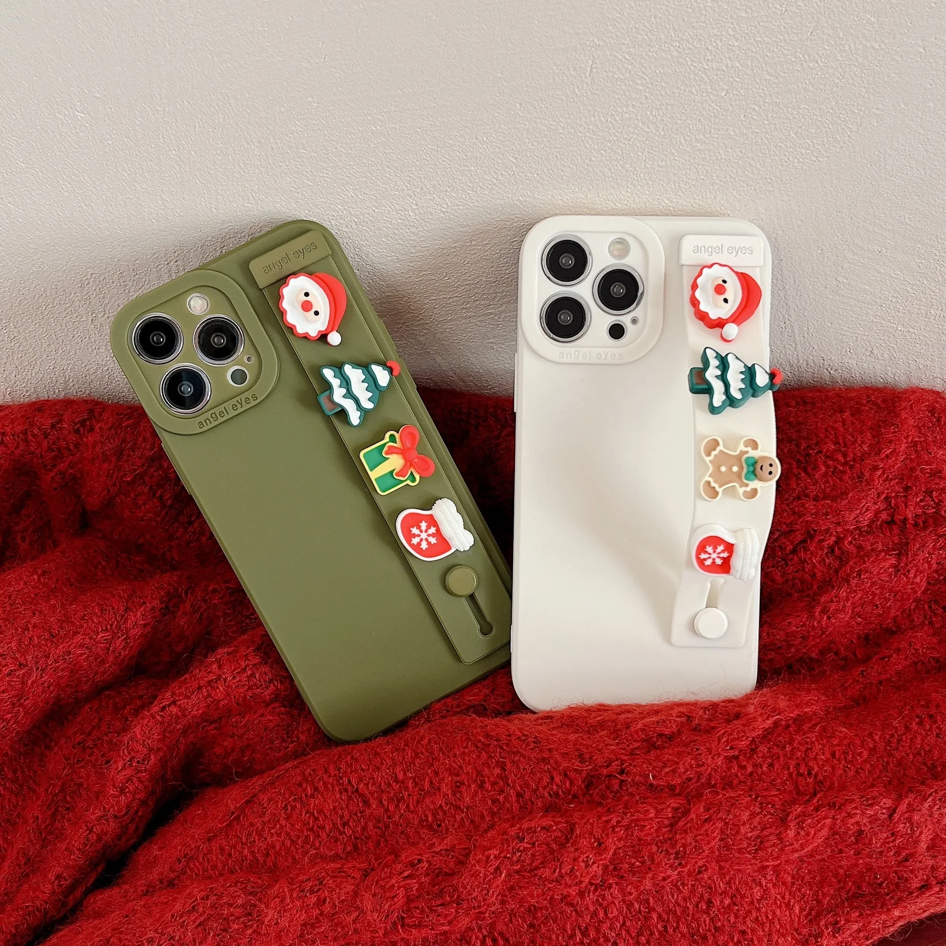 Title 6, Capinha de celular de Natal com pulseira e bone...