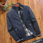 Jaqueta Casual Folgada Fina Masculina Leve e Confortável Ideal para o Dia a Dia Perfeita para um Look Relaxado e Moderno Casual. — foto 3