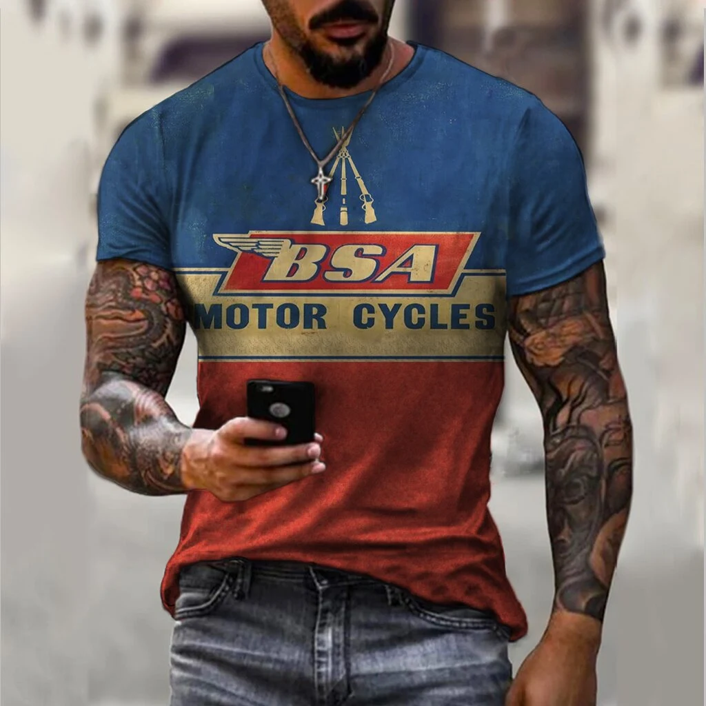 Camiseta Esportiva Masculina Gola Redonda Slim Juvenil Estampada Conforto e Estilo para Treinos e Atividades Design Moderno e Ajuste Perfeito — foto 5