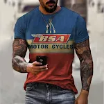 Camiseta Esportiva Masculina Gola Redonda Slim Juvenil Estampada Conforto e Estilo para Treinos e Atividades Design Moderno e Ajuste Perfeito — foto 5