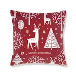 Capa de almofada com estampa de Natal para casa Adicione um toque festivo à sua decoração com esta capa decorativa, perfeita para a época natalina. — foto 20