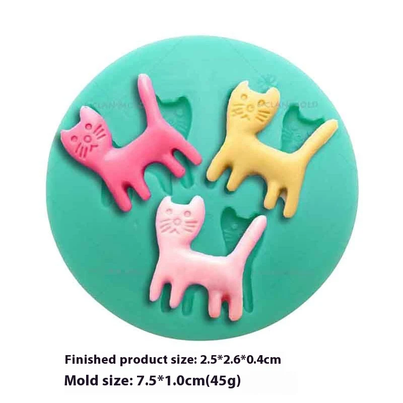 Lazy Kitty Silicone Mold DIY Handmade Create adorable, lazy kittens. Easy to use, perfect for unique handmade crafts and — photo 6