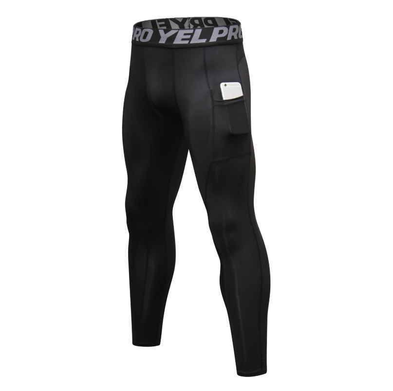 Wholesale Men's Fitness Sweat Pants with Pocket PRO. Running, Training, Sports, Elastic, Wicking, Quick-drying Tights. — photo 14
