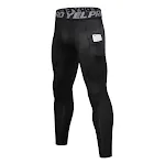 Wholesale Men's Fitness Sweat Pants with Pocket PRO. Running, Training, Sports, Elastic, Wicking, Quick-drying Tights. — photo 14
