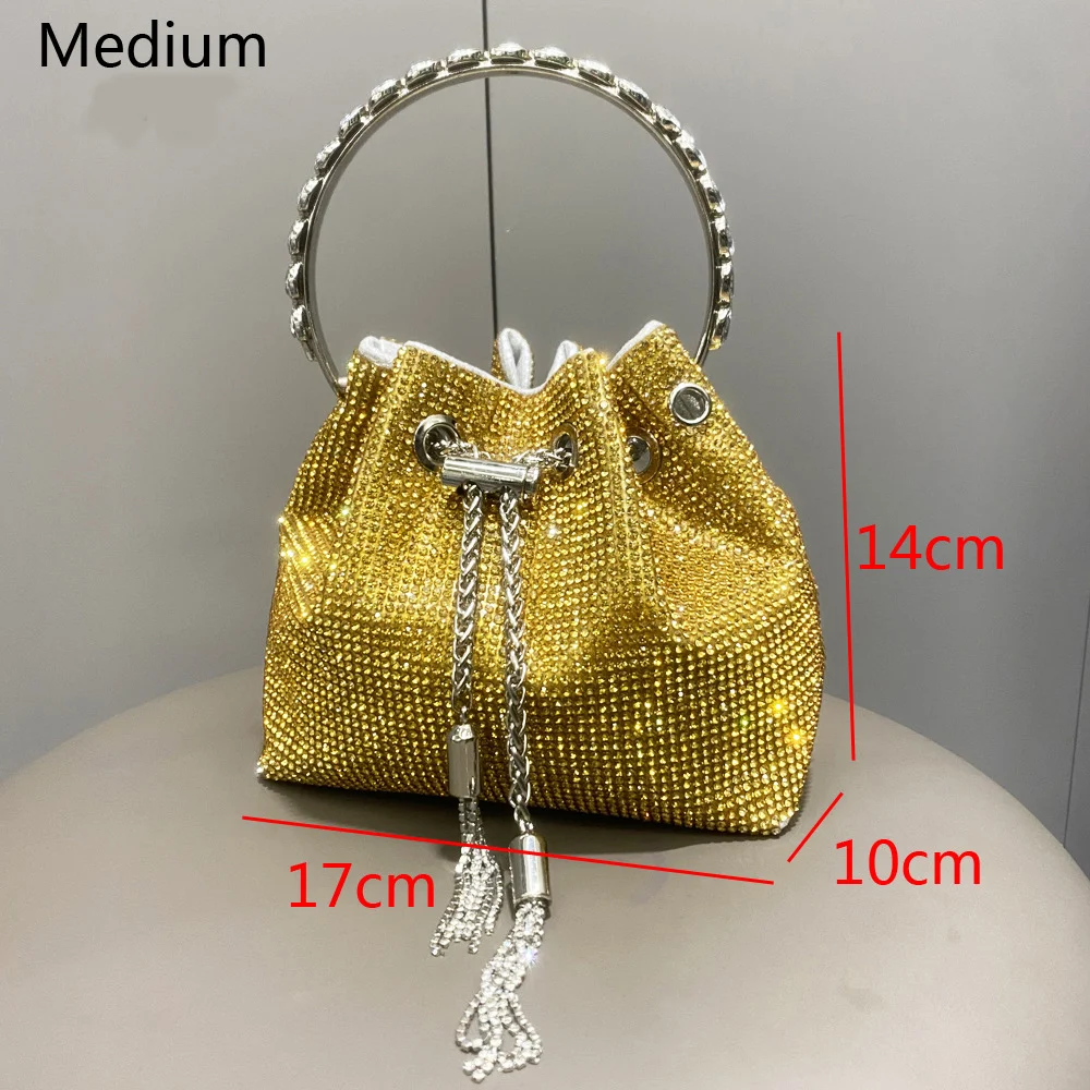 Europäisch-Amerikanische Glitzer-Diamant Handtasche für Damen Stilvolle Abendtasche Funkelnder Glanz Perfekter Begleiter für besondere Anlässe Modisches Design — foto 15